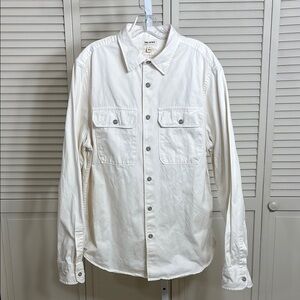 Todd Snyder Men's Twill Cotton Shirt Jacket Shacket Large